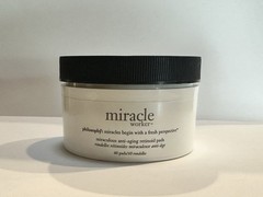 NEW NO BOX PHILOSOPHY ANTI-AGING MIRACLE WORKER 60 CT COUNT PADS *PADS ONLY*