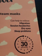 POPMASK Sleep Over 5 Self-Warming Steam Masks Rose Scented Unisex Exp 2024