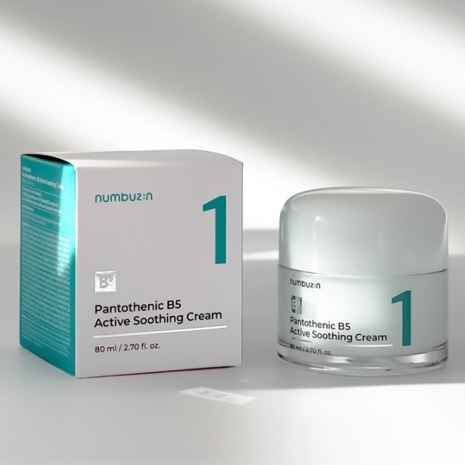 NUMBUZIN No.1 Pantothenic B5 Active Soothing Cream 80ml Pore Acne Care Cream NEW