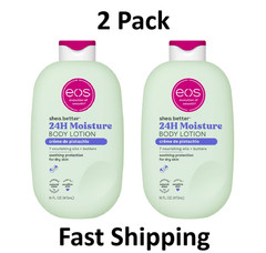 Eos Shea Better Body Lotion- Creme de Pistachio, Soothes Dry Skin, 16 fl oz 2 PK