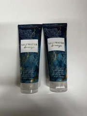 2X BATH AND BODY WORKS SALTWATER BREEZE BODY CREAM 8OZ