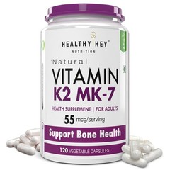 HealthyHey Nutrition Vitamin K2 | 100% Vegetarian Vitamin K2 MK-7 – 120N