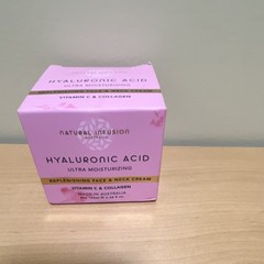 Natural Infusion Hyaluronic Acid + Vitamin C Collagen Face & Neck Cream 3.38
