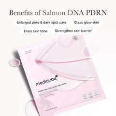 NEW Medicube Salmon DNA PDRN Pink Collagen Gel Overnight Mask 4 Pack++-