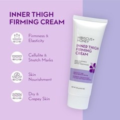 Inner Thigh Firming Cream Cellulite Skin Tightening Hibiscus Honey 4.23 oz