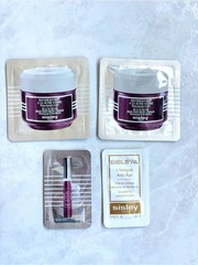 New Set of 4 Sisley Paris Black Rose Cream/Eye Contour Fluid samples