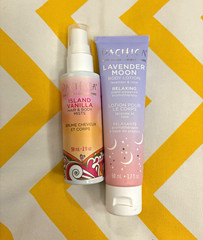 Pacifica Travel Duo Island Vanilla Hair Body Mist 2oz & Lavender Moon Lotion 1.7