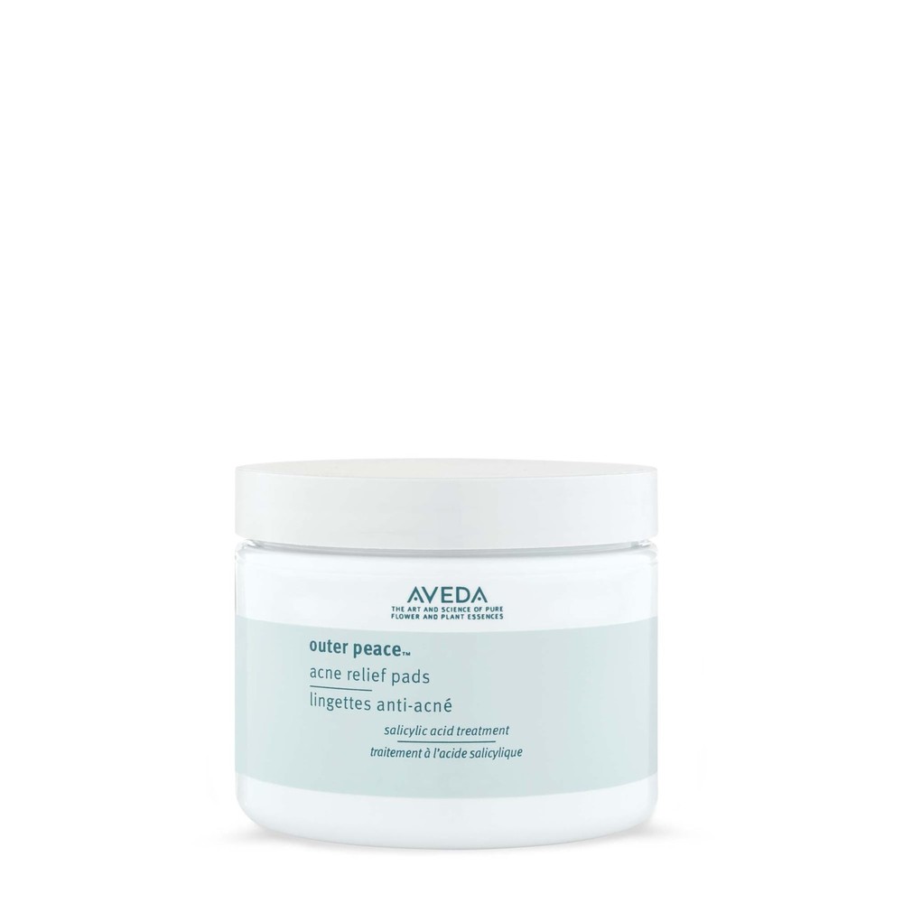 Aveda Outer Peace Acne Relief Pads Salicylic Acid Exfoliates Unclogs Pores 50