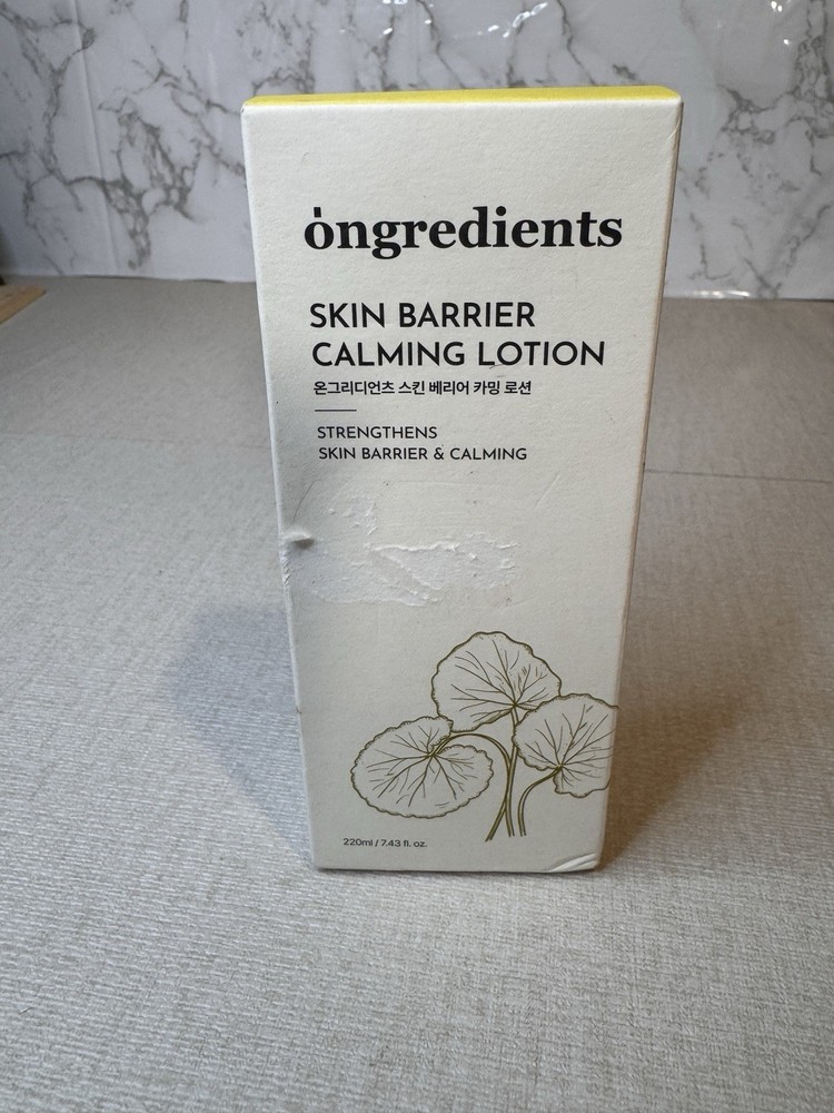 Ongredients Skin Barrier Calming Lotion 220ml/7.43 fl oz NEW Sealed Exp062028