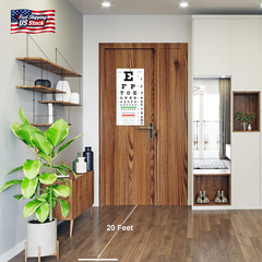 Snellen Eye Chart, Eye Charts for Eye Exams 20 Feet 22×11 Inches, Low Vision Eye