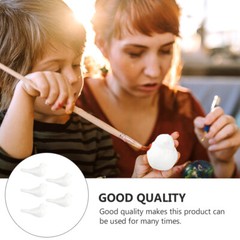 5Pcs DIY Birds Crafts Decor Simple Foam Birds White Body Birdie Toys for Kids
