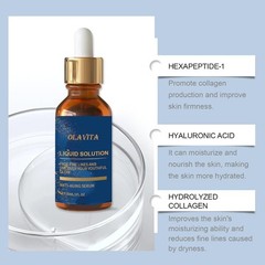 Liquid Solution Anti Aging Serum with Vitamin C, Supports Skin Elasticity