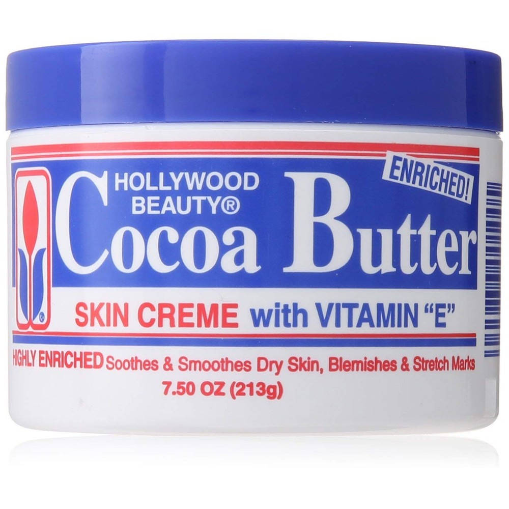 [HOLLYWOOD BEAUTY] COCOA BUTTER SKIN CREME WITH VITAMIN E 7.5OZ
