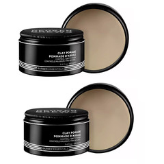 2 PACK – REDKEN Brews Clay Pomade Maximum Control Gritty Finish 3.4oz / 100ml