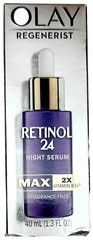 Olay Regenerist Retinol 24 Max Night Serum-1.2 oz, Visibly Smooths Wrinkles, New