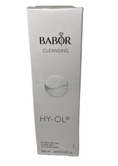 BABOR Cleansing HY-OL 6.75 Oz Face Cleanser Soybean Sesame Peanut Oil