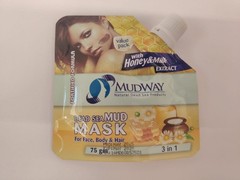 2 Packs X 75g Mudway Natural Dead Sea Mud Mask 3-in-1 For Face, Hair and Body