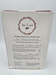The Scottish Fine Soaps Co Au Lait Hand Soap & Lotion Gift Set 16.9 fl oz x2 NIB