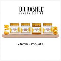 DR.RASHEL VITAMIN C PACK OF 4 – SCRUB, GEL, CREAM & FACEPACK Fast shipping