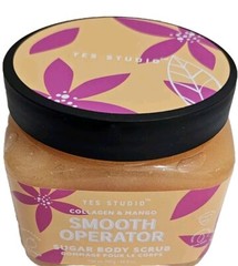 YES STUDIO Collagen &mango SUGAR Body SCRUB, Gommage Pure LE Corps.