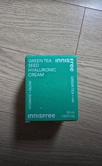 Innisfree Green Tea Seed Hyaluronic Cream 50ml Face Moisturizer 1 or 2 Pack