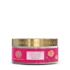 Forest Essentials Radiance Renewal Body Cream Indian Rose Rose Oil for Soft 100g