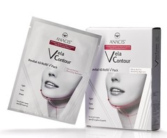 Double Chin Remover Face Lifting Firming Shaping Vela Contour 5 patches, masks