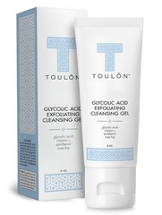 TOULON Glycolic Acid Face Wash – AHA Cleanser with 1.33 Ounce (Pack of 3)