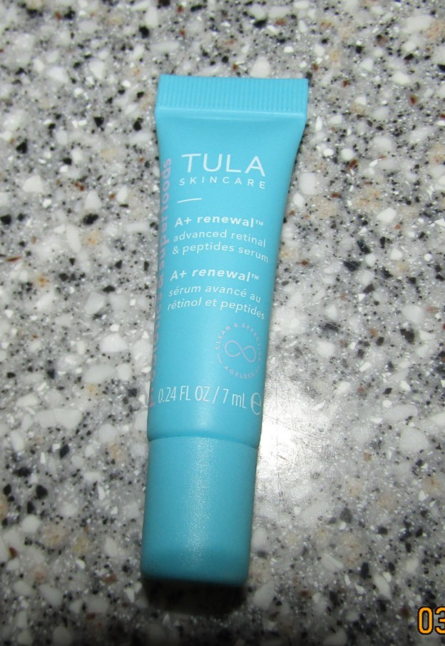 TULA Skincare A+Renewal Advanced Retinal & Peptides Serum .24fl oz/7ml MINI
