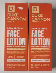 2 Duke Cannon Daily Defense SPF 32 Face Lotion Lightweight Daily Moisturizer 3oz