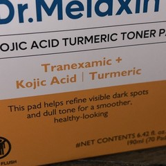 Dr.Melaxin TX-Kojic Acid Turmeric Tranexamic Toner Pad 190ml 70 Pads Face
