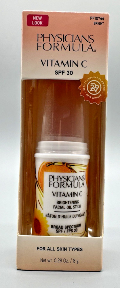 Physicians Formula Vitamin C Facial Oil Stick – PF10744 Bright- 0.28 oz New