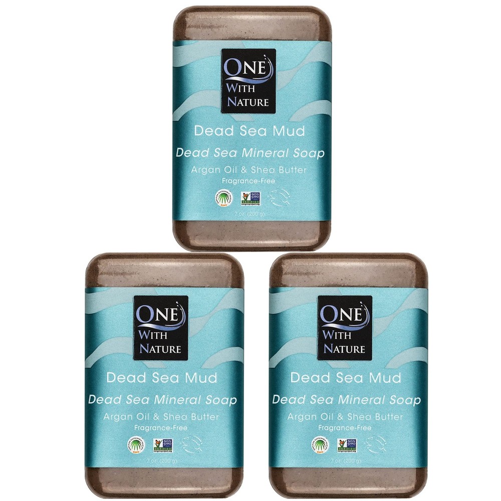 Dead Sea Mud Skin Cleaning Agent 7oz Pack of 3 Natural Acne Eczema Treatment
