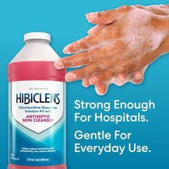 Hibiclens – Antimicrobial and Antiseptic Soap and Skin Cleanser – 32 Oz – for Ho