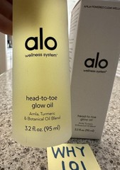 ALO Head-to-Toe Body Glow Oil Amla, Turmeric 3.2oz/95mL FULL SZ SEALED BOX $48