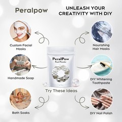 Pearl Powder Organic, 100G 100% Natural DIY Skincare, Anti-Aging, Minimizes Pore