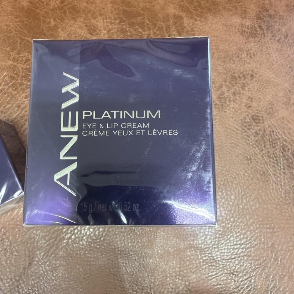 Avon Anew Platinum EYE & LIP Cream 0.52OZ – NEW SEALED!