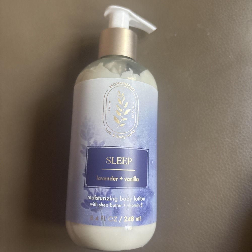 1 Bath & Body Works Sleep Lavender+ Vanilla Body Lotion 8.4 Fl Oz New