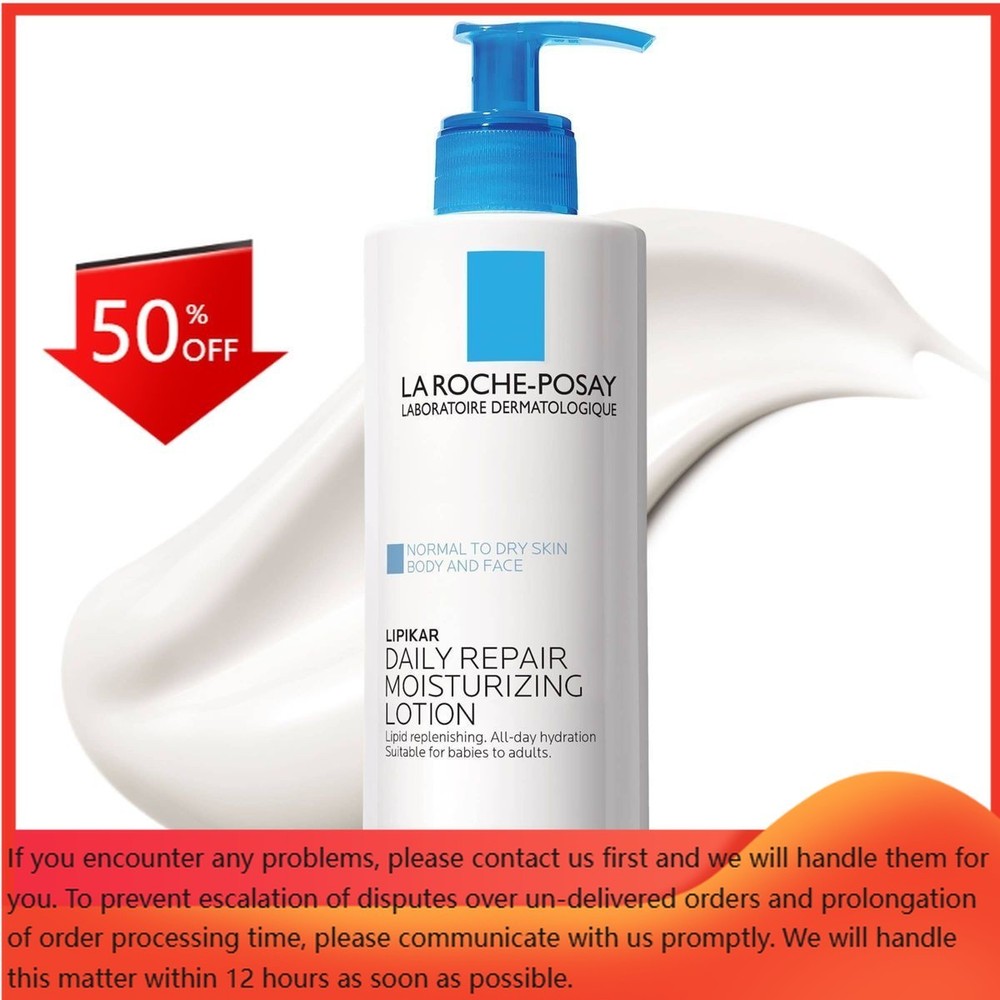 La Roche Posay Lipikar Daily Repair Moisturizing Body Lotion Unscented-13.52 oz