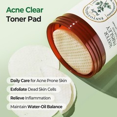 SKINFOOD Pantothenic Water Parsley Clear Toner Pad, Daily Exfoliating Pads fo…