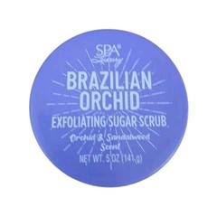 Spa Luxury Brazilian Orchid Body Scrub, Orchid & Sandalwood Scent 5 oz