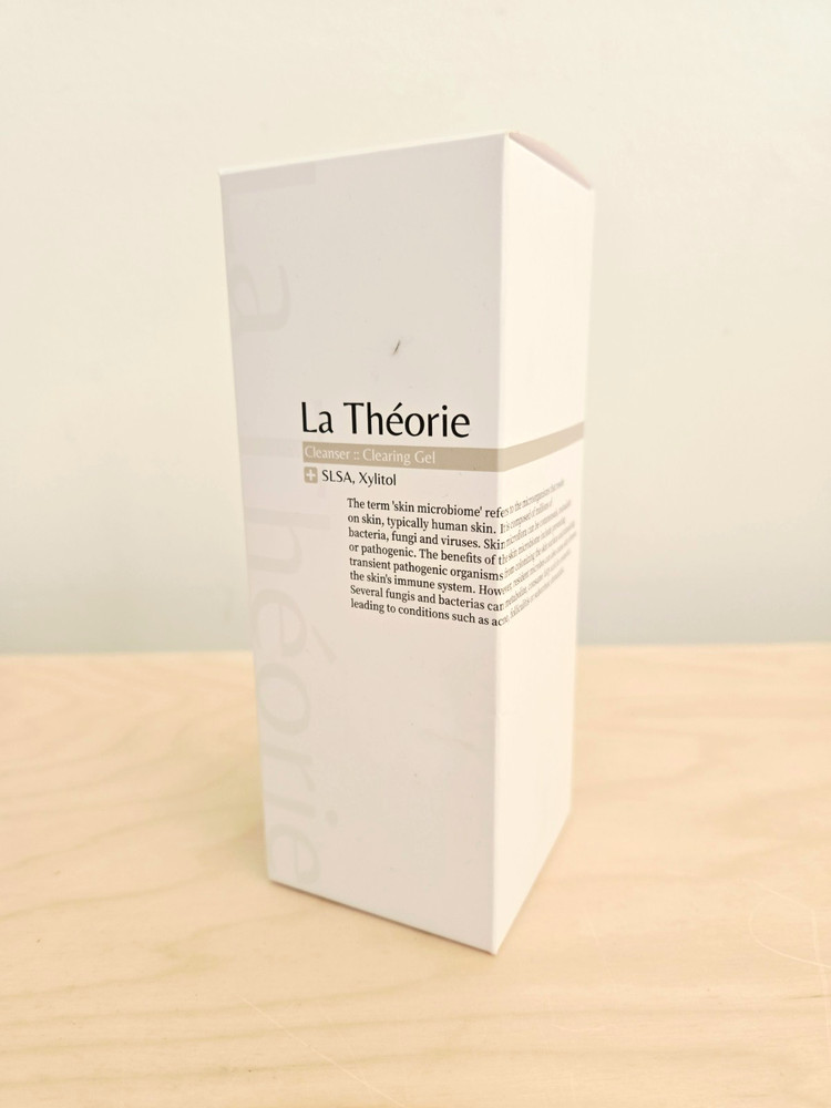 La Theorie Cleanser Clearing Gel + SLSA & Xylitol, 210ml/7.1 fl oz LRG WITH PUMP