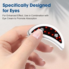 Electric Eye Massager Red Light Therapy For Dark Circles Eye Bags and Puffiness