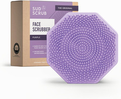 Sud Scrub® Antimicrobial Silicone Face Scrubber, 1 Pack, Gentle Face Exfoliator
