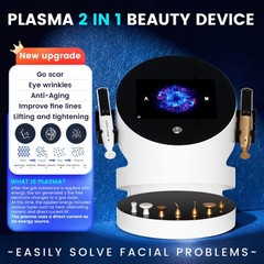 2 in 1 Ozone Plasma Pen Machine for Face Wrinkles Eye Bags Tattoo Scar Removal