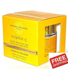 Natural Infusion Vitamin C Rejuvenating Face Cream Vitamin E Collagen 3.38 fl oz