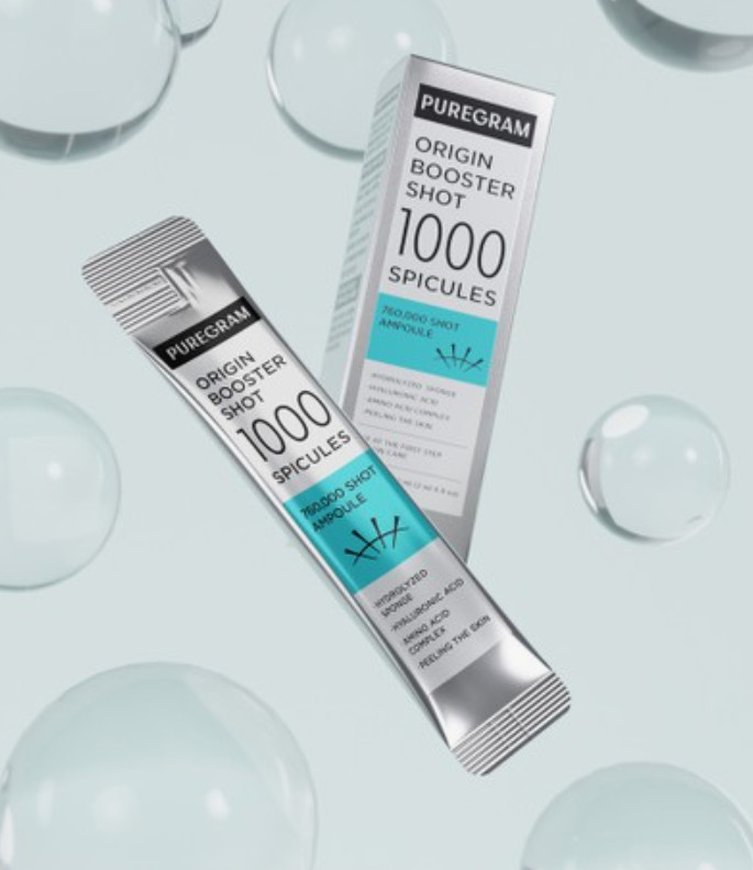 Puregram Origin Booster Shot 1000 Ampoule 1box(2ml x 6pcs) Pore Firming K-Beauty