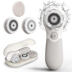 TOUCHBeauty Spin Facial Cleanser, 3 Heads, Deep Clean, Exfoliate, Massage