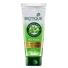 3×100 GRAM OF BIOTIQUE BIO NEEM PURIFYING FACE WASH WITH FREE WORLDWIDE SHIPPING