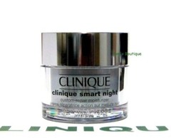 CLINIQUE Smart Night Custom-Repair Moisturizer (1.7oz/50mL) Dry Combination NWOB